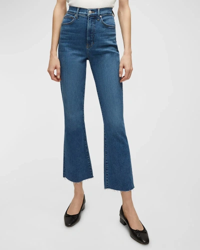 Veronica Beard Jeans Carolina Skinny Kick-flare Jeans In Serendipity