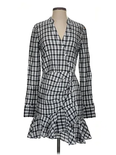 Pre-owned Veronica Beard Jeans Casual Dress In Gray