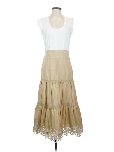 Pre-owned Veronica Beard Jeans Casual Dress In Ivory