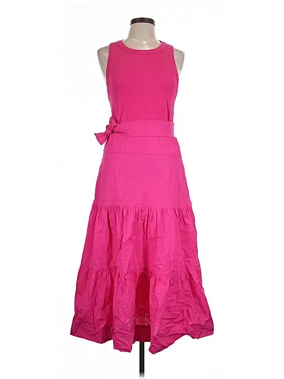 Pre-owned Veronica Beard Jeans Casual Dress In Pink