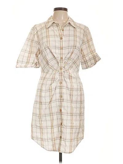 Pre-owned Veronica Beard Jeans Casual Dress In Tan