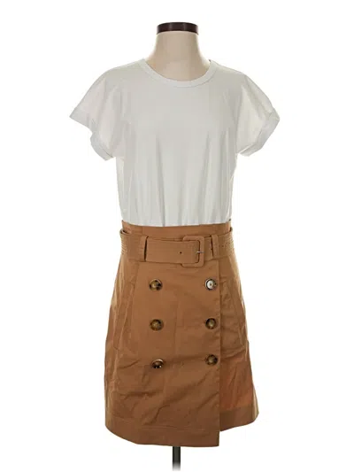 Pre-owned Veronica Beard Jeans Casual Dress In Tan