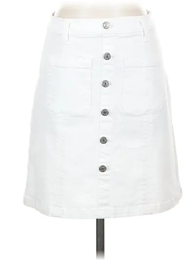 Pre-owned Veronica Beard Jeans Casual Skirt In White
