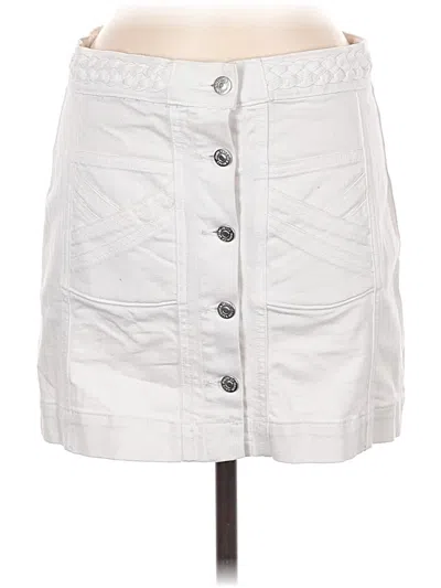 Pre-owned Veronica Beard Jeans Casual Skirt In White