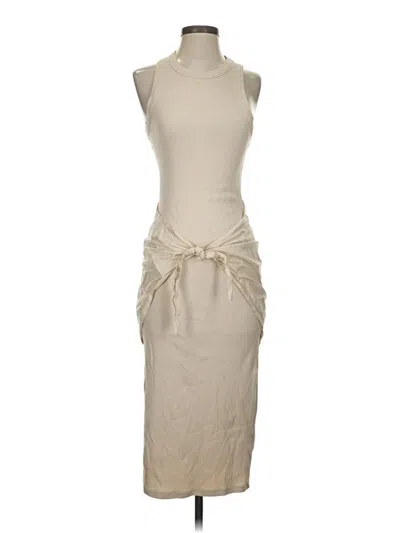 Pre-owned Veronica Beard Jeans Cocktail Dress In White
