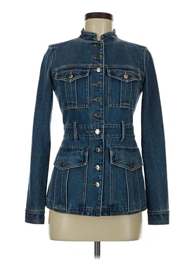 Pre-owned Veronica Beard Jeans Denim Jacket In Blue