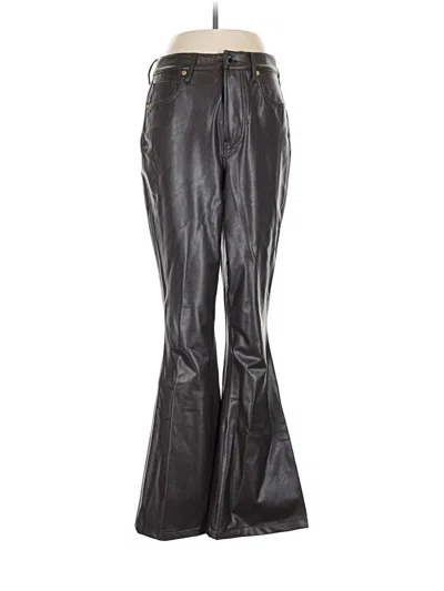 Pre-owned Veronica Beard Jeans Faux Leather Pants In Black