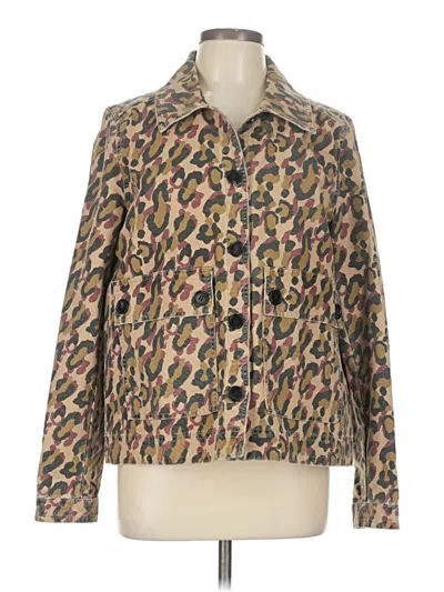 Pre-owned Veronica Beard Jeans Jacket In Brown