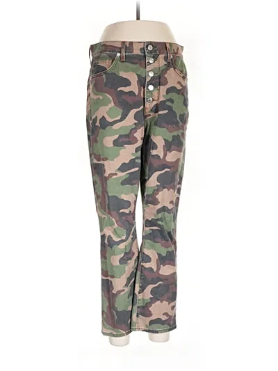 Pre-owned Veronica Beard Jeans Jeans In Green