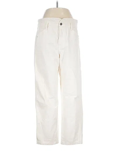 Pre-owned Veronica Beard Jeans Jeans In Ivory