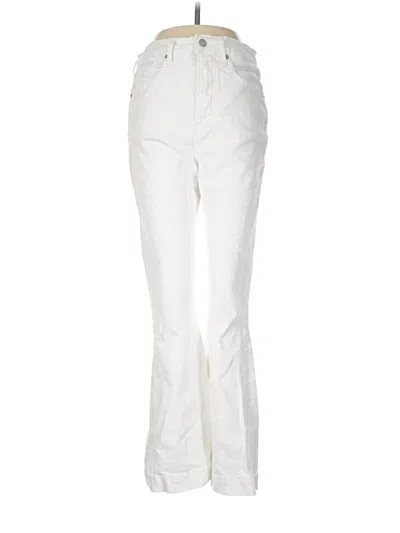 Pre-owned Veronica Beard Jeans Jeans In Ivory