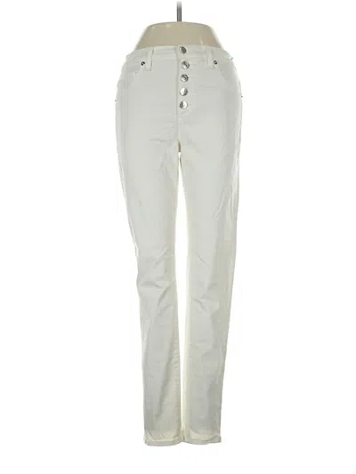 Pre-owned Veronica Beard Jeans Jeans In Ivory