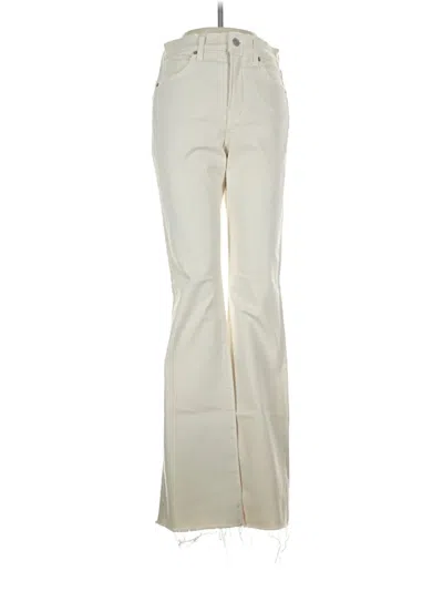 Pre-owned Veronica Beard Jeans Jeans In Ivory
