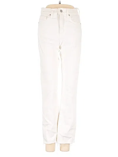 Pre-owned Veronica Beard Jeans Jeans In Ivory