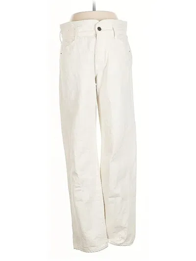Pre-owned Veronica Beard Jeans Jeans In White