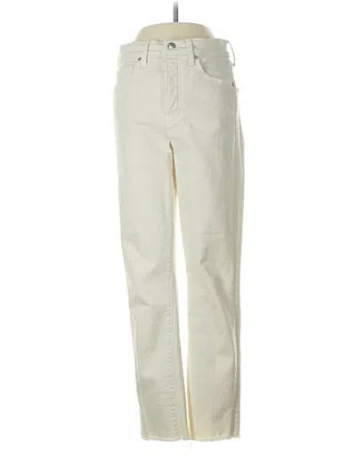 Pre-owned Veronica Beard Jeans Jeans In White