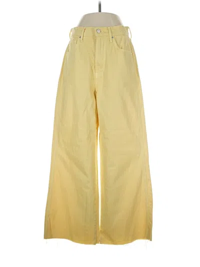 Pre-owned Veronica Beard Jeans Jeans In Yellow