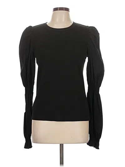 Pre-owned Veronica Beard Jeans Long Sleeve Top In Black