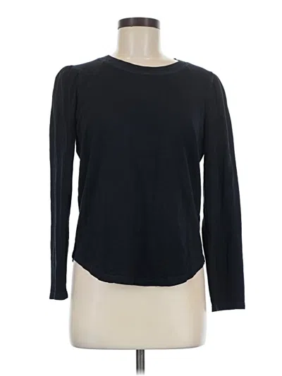 Pre-owned Veronica Beard Jeans Long Sleeve Top In Black