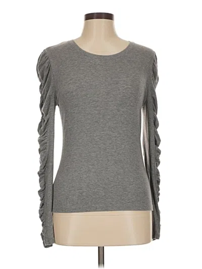 Pre-owned Veronica Beard Jeans Long Sleeve Top In Gray
