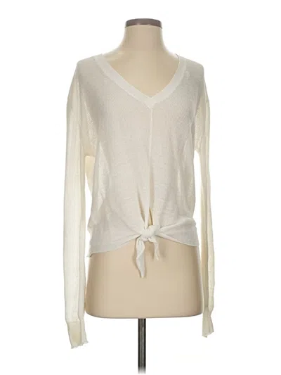 Pre-owned Veronica Beard Jeans Long Sleeve Top In White