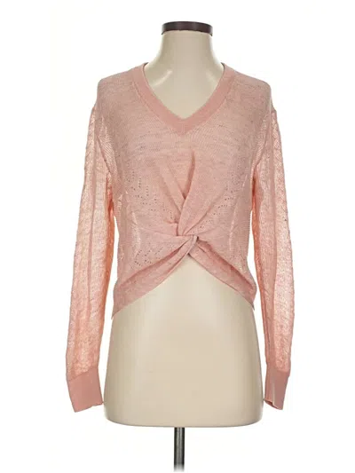 Pre-owned Veronica Beard Jeans Long Sleeve T-shirt In Pink