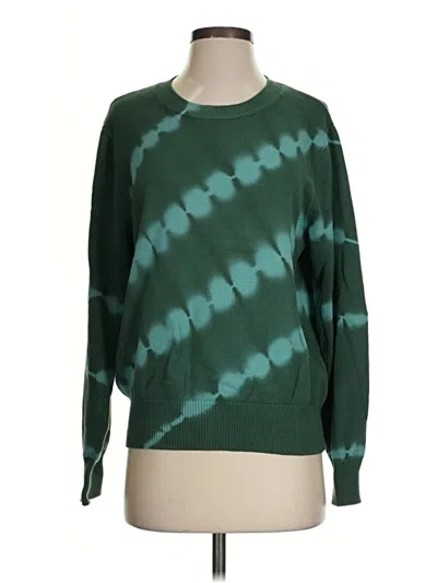 Pre-owned Veronica Beard Jeans Pullover Sweater In Green