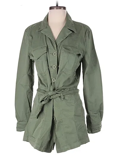 Pre-owned Veronica Beard Jeans Romper In Green
