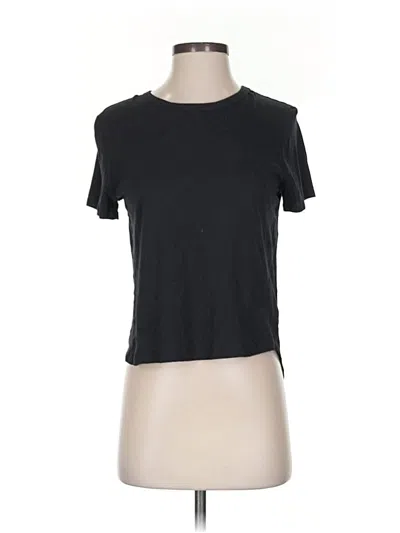 Pre-owned Veronica Beard Jeans Short Sleeve T-shirt In Black
