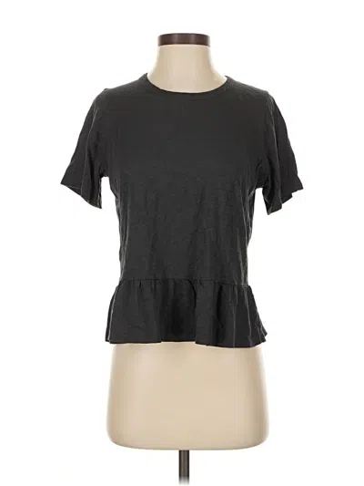 Pre-owned Veronica Beard Jeans Short Sleeve T-shirt In Gray