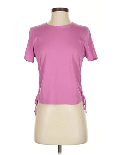 Pre-owned Veronica Beard Jeans Short Sleeve Top In Pink