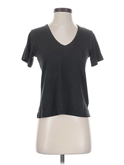 Pre-owned Veronica Beard Jeans Short Sleeve T-shirt In Gray