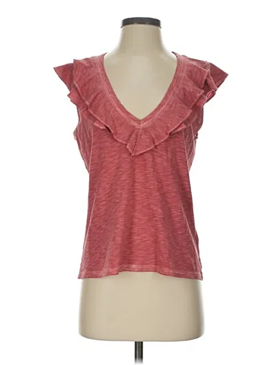Pre-owned Veronica Beard Jeans Sleeveless Top In Red