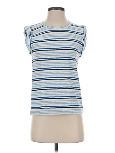 Pre-owned Veronica Beard Jeans Sleeveless T-shirt In Blue