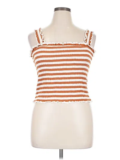 Pre-owned Veronica Beard Jeans Tube Top In Orange