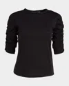 Veronica Beard Jeans Waldorf Tee In Black