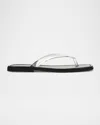 Veronica Beard Clea Flip Flop In Clear