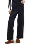 Veronica Beard Jenkins Knit Wide-leg Pant In Black
