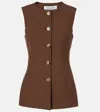 Veronica Beard Jessup Vest In Brown