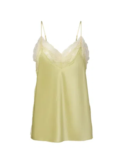 VERONICA BEARD JOHANAN LACE-TRIM TOP