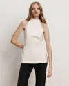Veronica Beard Johanne Halter Top In Neutral