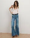Veronica Beard Joplin Flare Jean In Blue