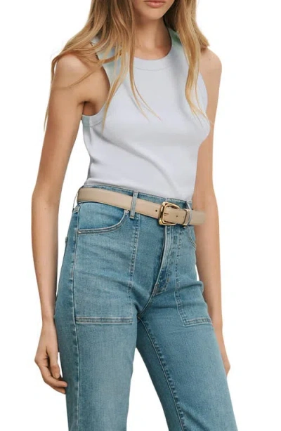 Veronica Beard Jordyn Crop Tank In Gray