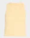 Veronica Beard Jordyn Cropped Tank Top