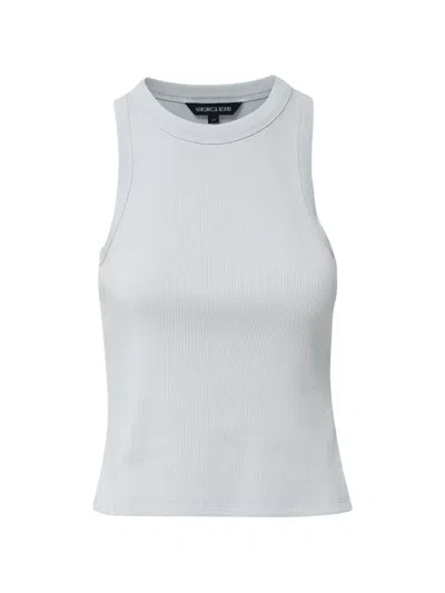 Veronica Beard Jordyn Ribbed Tank Top In Blue
