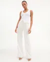 Veronica Beard Jude Linen Wide-leg Pant In White