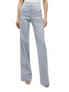 Veronica Beard Jude Wide Leg Cotton Blend Pants In Multi