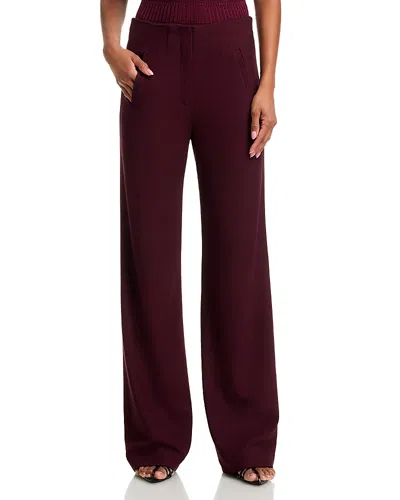 Veronica Beard Jude Pants In Burgundy