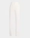 Veronica Beard Tonelli Tuxedo-stripe Pant In Off White In Off White