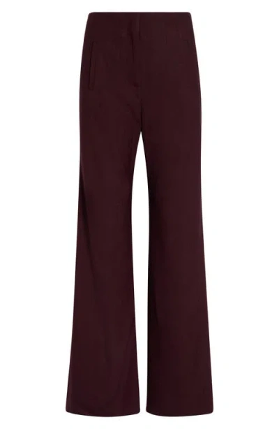 Veronica Beard Jude Wide-leg Pants In Purple